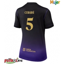 Camiseta Barcelona Pau Cubarsi #5 Visitante Equipación para mujer 2026-27 manga corta